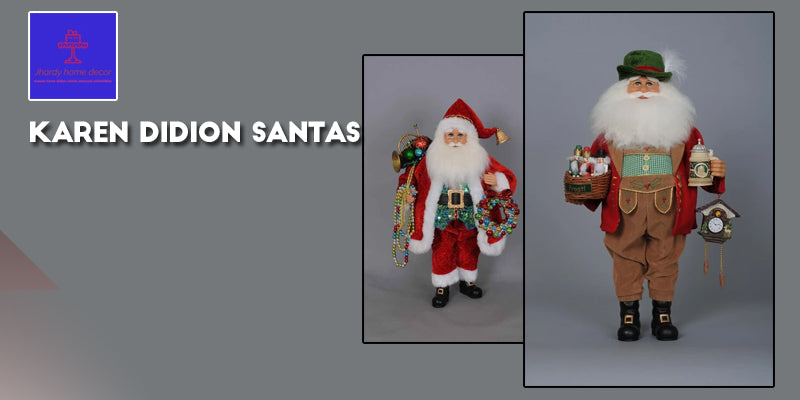 Karen Didion Santa and Elves Home Décor Collection