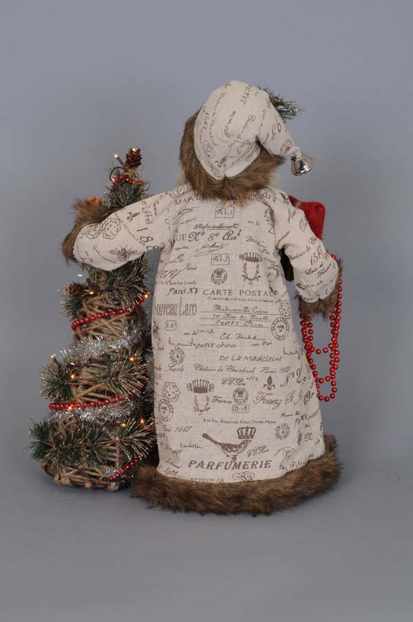 Karen Didion Originals The Lighted Woodland Elegance Santa New