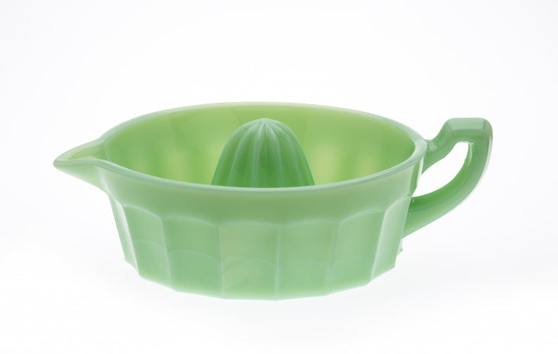 MOSSER GLASS VINTAGE STYLE JADEITE JUICE REAMER